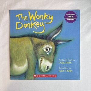 The Wonky Donkey Soft Cover book Craig‎ Smith Katz Cowley With Downloadable Song